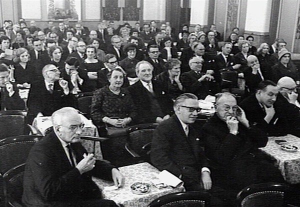 60 jaar Katholieke Nederlandse Journalistenkring in Americain te Amsterdam, 1962