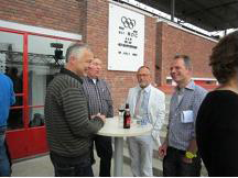 Borrel na afloop in het station