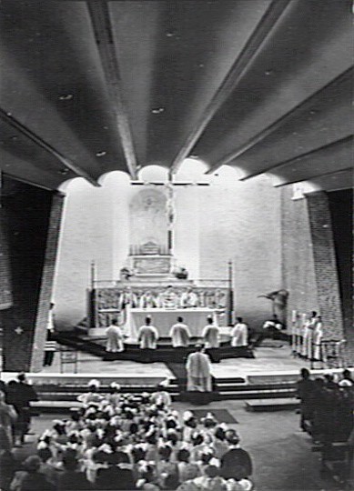 Parochiekerk H. Gerardus Majella, Nederweert-Eind, ca. 1960