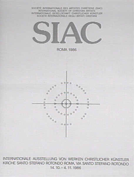 Société Internationale des Artistes Chrétiens, tentoonstelling in Rome, 1986
