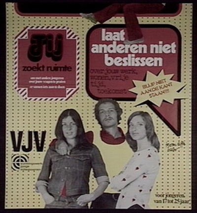 'Laat anderen niet beslissen', affiche Vormingswerk Jonge Volwassenen